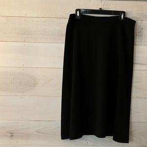 St John Evening by Marie Gray Black Knit Skirt